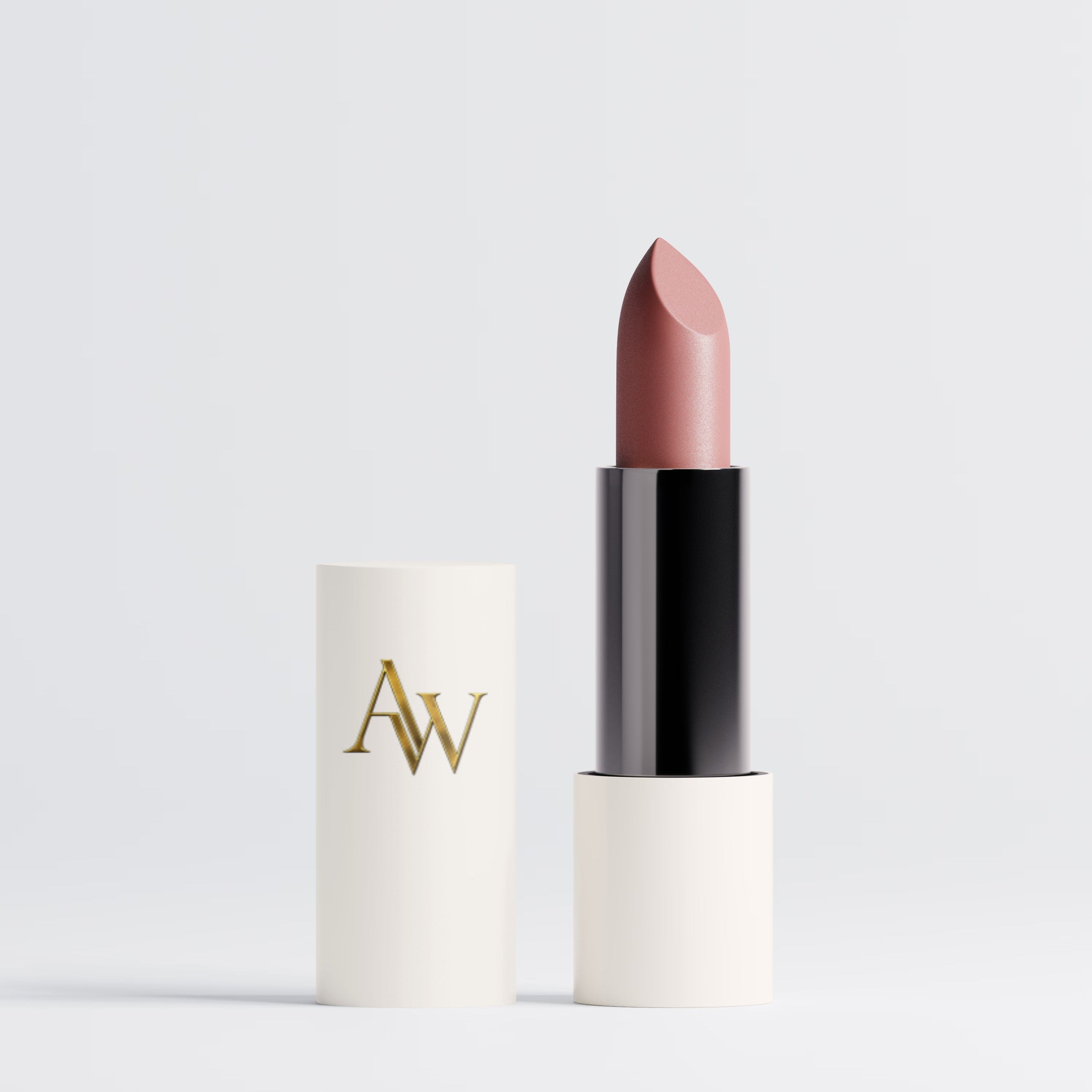 ANTLITZWERK ROSENANMUT – Veganer matter Lippenstift in Rauchrosa