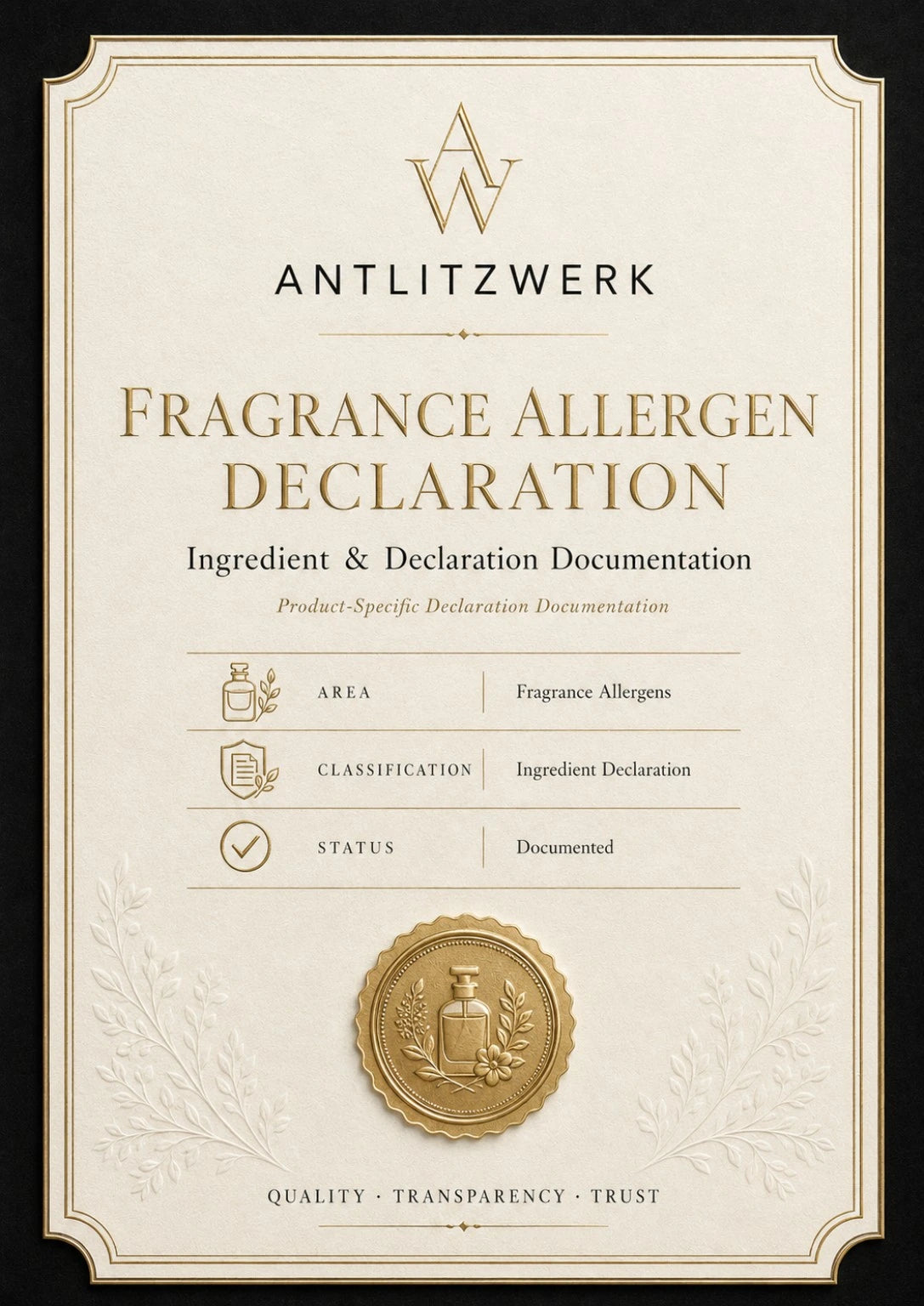 Deklaration von Duftallergenen